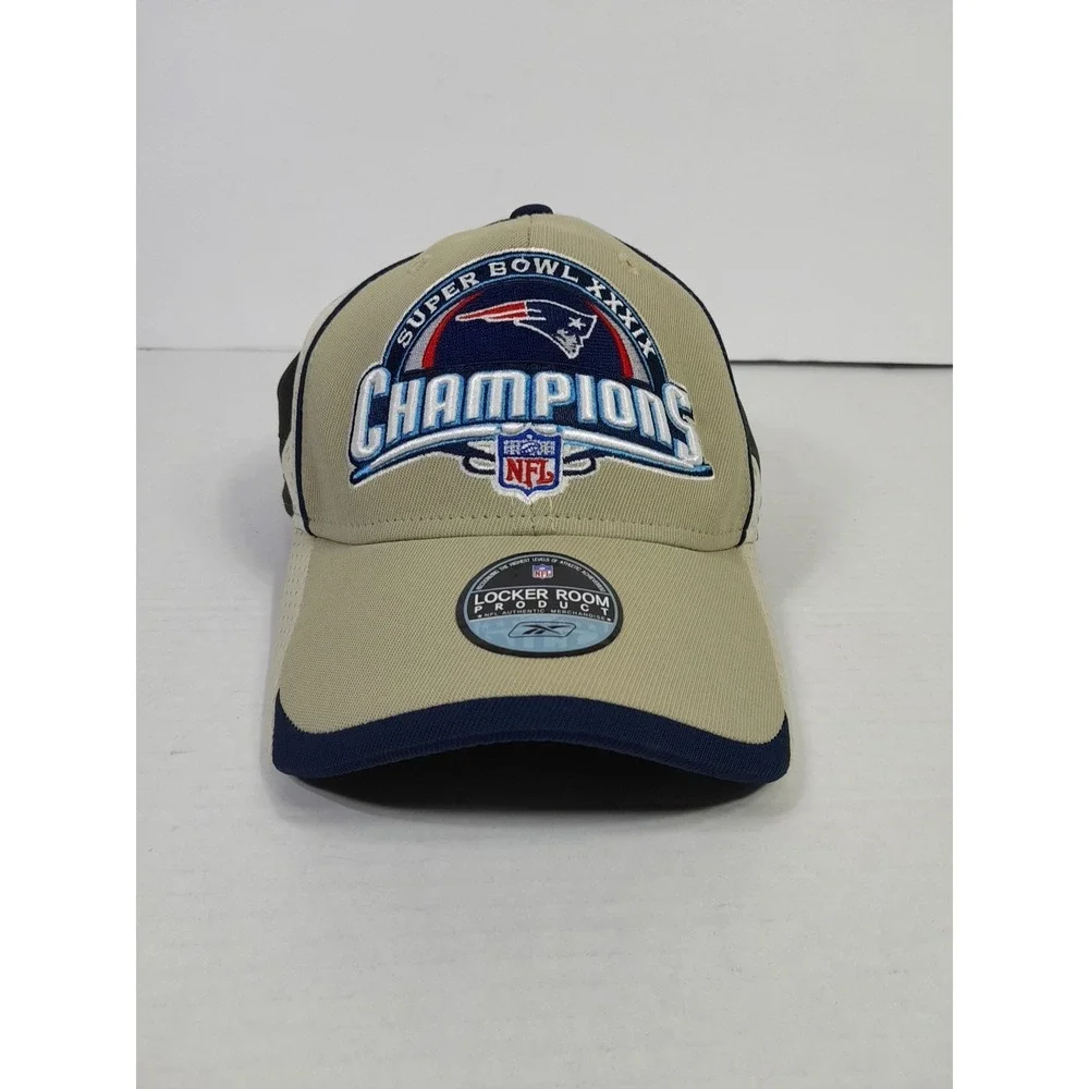 New England Patriots Super Bowl XXXIX Champions Reebok Adjustable Hat Cap NFL - Picture 2 of 8
